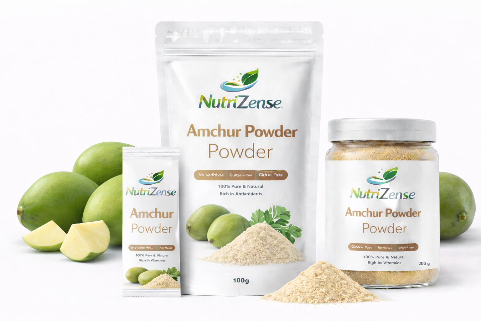 Dehydrated Amchur Powder - NutriZense dehydrated vegetable powder - Buy online India