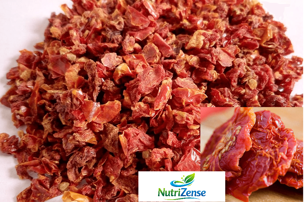 Dehydrated Tomato Flakes - NutriZense dried vegetable flakes - Buy online India